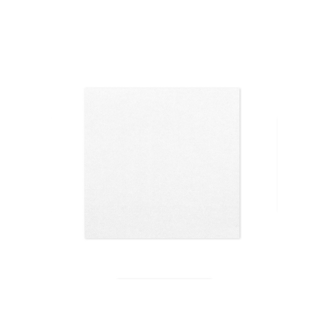 serviette jetable blanche 24 cm