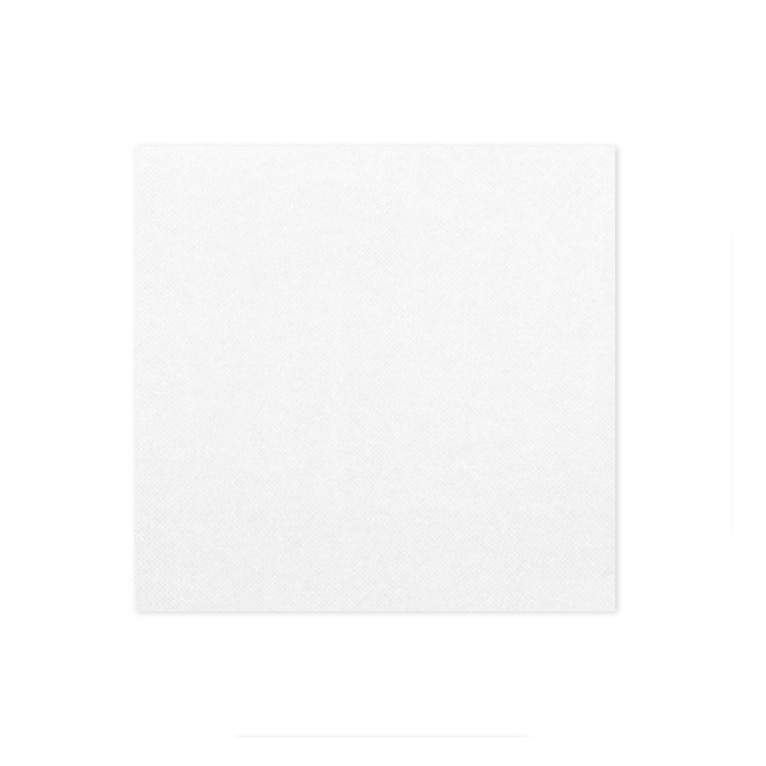 Serviette blanche 33x33 1 pli