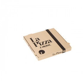 Boîte à pizza kraft brun 29x29 cm