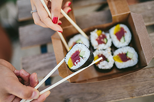 boite sushi emporter